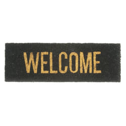 present time PT2604GD paillasson Paillasson décoratif Intérieure Rectangulaire Marron, Or