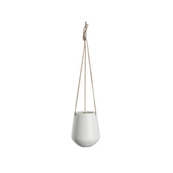 present time PT2846WH pot à fleurs Intérieure Kit de plantation en pot Support Vitrocéramique Blanc