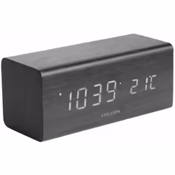 Le réveil Karlsson Block est un des favoris de la collection Karlsson. Fabriqué en placage noir avec un index LED, le réveil  ...