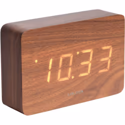 Réveil placage de bois Karlsson Square LED