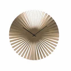 Karlsson Wall Clock Sensu XL Gold, Mur, Horloge à quartz, Rond, Or, Acier, Batterie