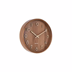 Karlsson KA5808DW, Mur, Mechanical clock, Rond, Marron, Bois, Bois