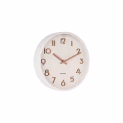 Karlsson KA5808WH, Mur, Mechanical clock, Rond, Blanc, Bois, Bois