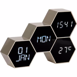Horloge à poser Six in the mix - Hauteur 12 cm - PRESENT TIME