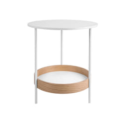 Table d'appoint ronde design Dual