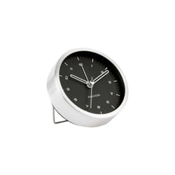 Karlsson KA5845SI réveille-matin Réveil à quartz Noir, Argent