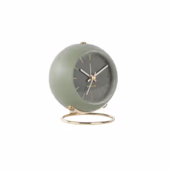 Karlsson KA5833GR, Réveil à quartz, Rond, Vert, Fer, 12h, Analogique