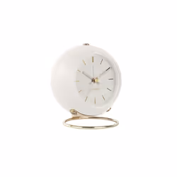 Karlsson KA5833WH, Réveil à quartz, Rond, Blanc, Fer, 12h, Analogique