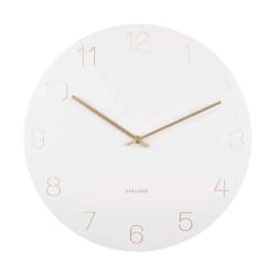 Horloge murale chiffres gravés Karlsson Charm
