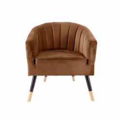 Fauteuil Royal en velours - 1 place