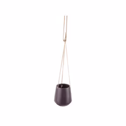 Present Time - Cache-pot design suspendu médium Skittlie - H. 66 cm – Violet foncé