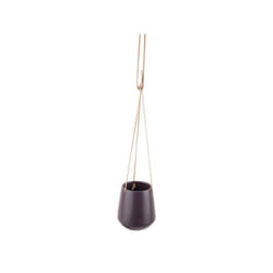 Present Time - Cache-pot design suspendu médium Skittlie - H. 66 cm – Violet foncé