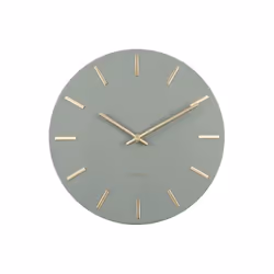 Horloge murale acier avec bâtons dorés Karlsson Charm Small