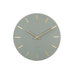 Horloge murale acier avec bâtons dorés Karlsson Charm Small