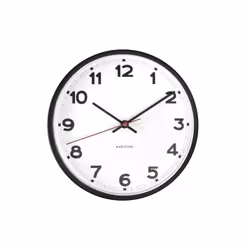 Karlsson KA5846WH Horloge murale et de table Rond Noir, Blanc