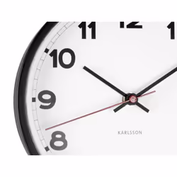 Karlsson KA5846WH Horloge murale et de table Rond Noir, Blanc