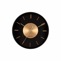 Karlsson Gold Disc Rond Noir, Or