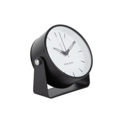 Karlsson Calm Réveil à quartz Noir