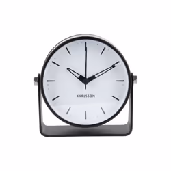 Karlsson Calm Réveil à quartz Noir