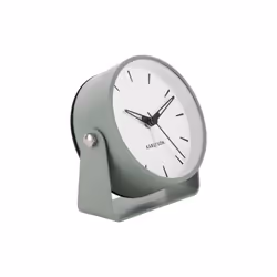 Karlsson Calm, Réveil à quartz, Rond, Vert, Fer, 12h, Analogique