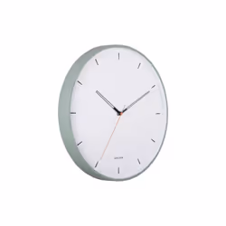 Karlsson Calm, Mur, Horloge analogique, Rond, Gris clair, Fer, Batterie