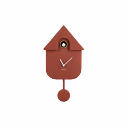 Karlsson Modern Cuckoo Horloge à quartz Autres Ocre, Rouge