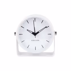 Karlsson Calm Réveil à quartz Blanc