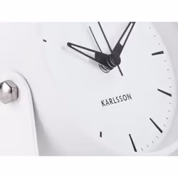 Karlsson Calm Réveil à quartz Blanc
