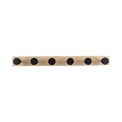 present time PT4049BK porte-manteaux Mural 6 crochet(s) Bois