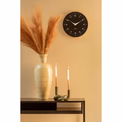 Karlsson Osado Dome Horloge analogique Cercle Noir, Bois - Vue supplémentaire 5