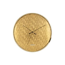 Karlsson Disco Horloge analogique Rond Or