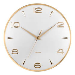 Karlsson KA6017WH Horloge murale et de table Horloge numérique Rond Blanc