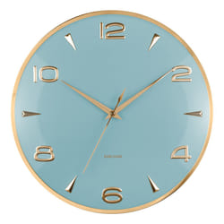 Karlsson KA6017BL Horloge murale et de table Horloge numérique Rond Bleu