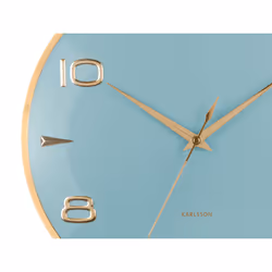 Karlsson KA6017BL Horloge murale et de table Horloge numérique Rond Bleu