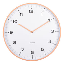 Karlsson KA6011OR Horloge murale et de table Horloge numérique Rond Orange
