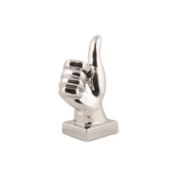 present time PT4227GD statue et figurine décorative Chrome Vitrocéramique