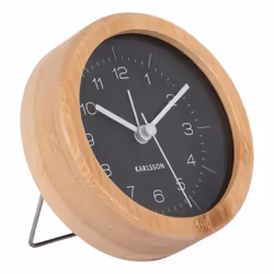 Karlsson Neat, Réveil à quartz, Noir, Bois, Intérieure, 12h, 1 pièce(s), Analogique