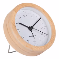 Karlsson Neat, Réveil à quartz, Blanc, Bois, Intérieure, 12h, 1 pièce(s), Analogique