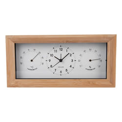 Karlsson Neat Réveil à quartz Blanc, Bois
