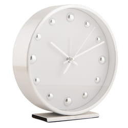 Karlsson Shiny Dots Réveil à quartz Blanc