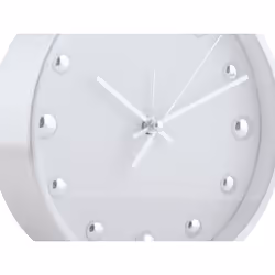Karlsson Shiny Dots Réveil à quartz Blanc
