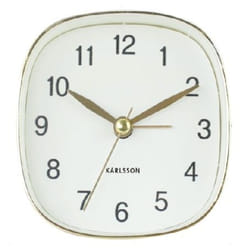 Karlsson Travel Réveil à quartz Or, Blanc