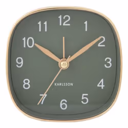 Karlsson Travel Réveil à quartz Or, Vert