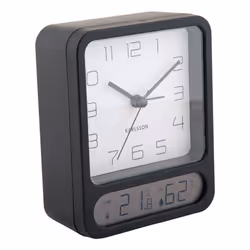 Karlsson KA5954BK Horloge murale et de table Horloge numérique Carré Noir