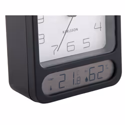 Karlsson KA5954BK Horloge murale et de table Horloge numérique Carré Noir