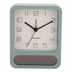 Karlsson KA5954GR, Table, Horloge numérique, Carré, Vert, Acrylonitrile-Butadiène-Styrène (ABS), Batterie
