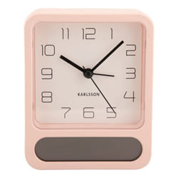 Karlsson KA5954LP Horloge murale et de table Horloge numérique Carré Rose
