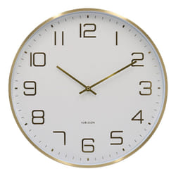 Karlsson KA5973WH Horloge murale et de table Horloge numérique Rond Blanc