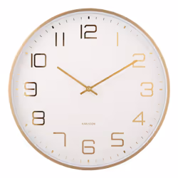 Karlsson KA5973WH Horloge murale et de table Horloge numérique Rond Blanc