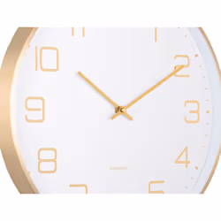 Karlsson KA5973WH Horloge murale et de table Horloge numérique Rond Blanc